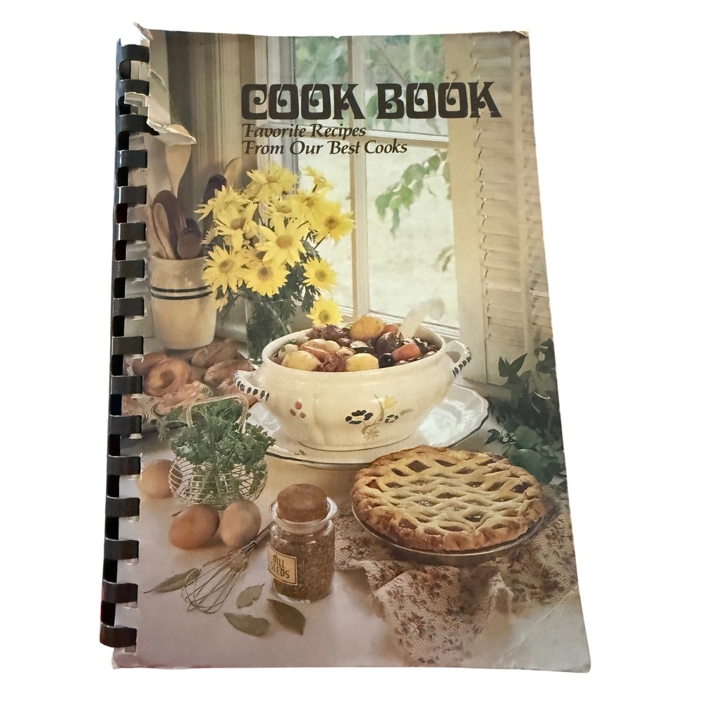 Vintage 1990 Ohio Agricultural Research Center Women's Club Cookbook Spiral Back